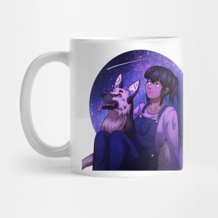 Stargazing with a Dog Mug